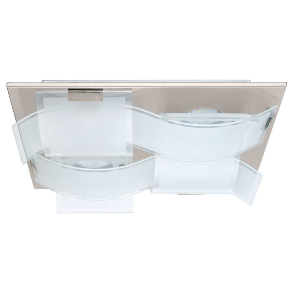 Corpuri iluminat Crystal Design Plafoniera 4 Becuri Nichel Mat-Satinat-C Eglo 93398