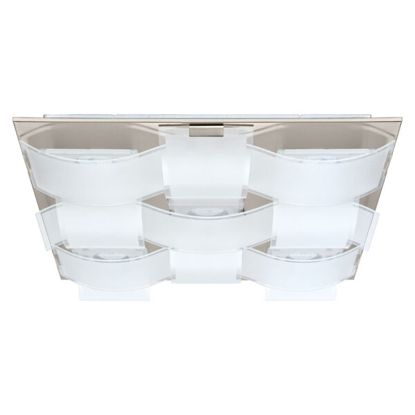 Corpuri iluminat Crystal Design Plafoniera 9 Becuri Nichel Mat-Satinat-C Eglo 93399