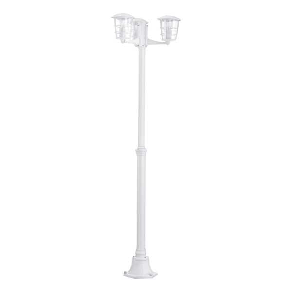 Corpuri de iluminat exterior Stalp  3 Becuri E27 Alb 'Aloria' Eglo 93405