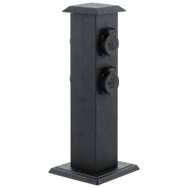 Stalp exterior EGLO PARK 4 93426 - IP44 - Negru