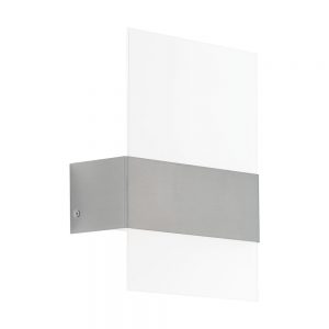 Aplica exterior EGLO NADELA 93438 - LED 2X2.5W 360lm 3000K IP44 - Sticla satinata - Inox