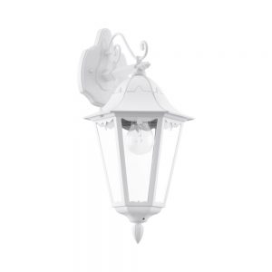 Aplica exterior EGLO NAVEDO 93445 - E27 1X60W IP44 - Sticla - Alb