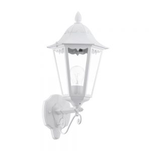 Aplica exterior EGLO NAVEDO 93446 - E27 1X60W IP44 - Sticla - Alb