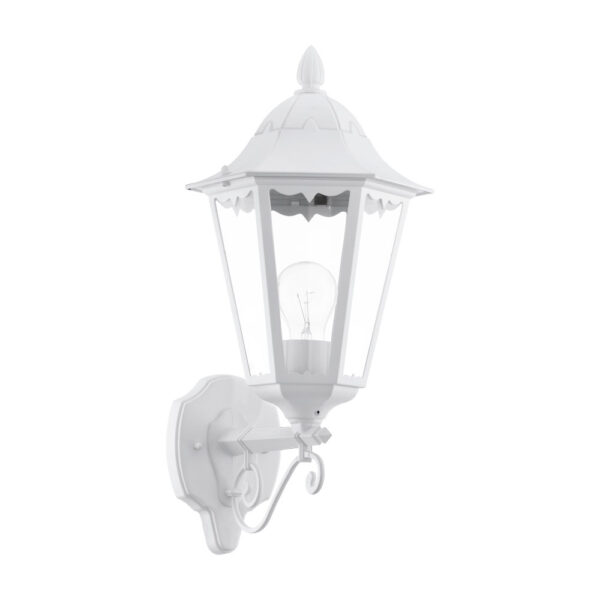 Aplica exterior EGLO NAVEDO 93446 - E27 1X60W IP44 - Sticla - Alb