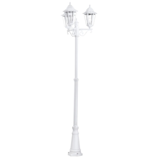 Stalp exterior EGLO NAVEDO 93454 - E27 3X60W IP44 D560mm - Alb