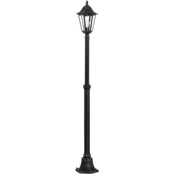 Stalp exterior EGLO NAVEDO 93464 - E27 1X60W IP44 D230mm - Argintiu Patinat - Negru