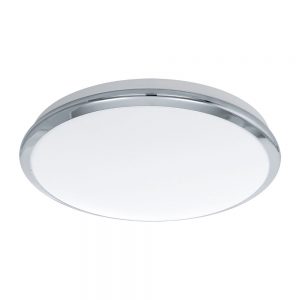 Aplice iluminat Aplica - Plafoniera Led Crom-Alb 'Manilv Eglo 93497