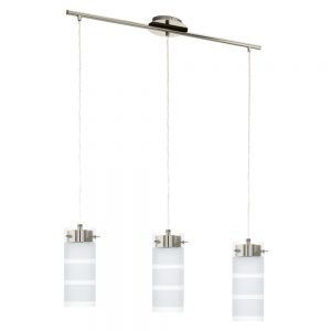 Corpuri de iluminat interior Lustra 3 Becuri Gx53 Led Nichel Mat-Clar Eglo 93542