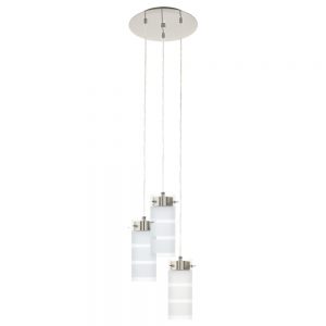 Corpuri de iluminat interior Lustra 3 Becuri Gx53 Led Nichel Mat-Clar Eglo 93544