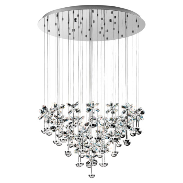Lustra cristal EGLO PIANOPOLI 93661 - LED 43X2.5W 11610lm 3000K D780mm - Cristal - Transparent