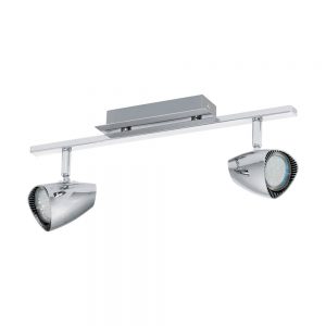Plafoniera EGLO CORBERA 93673 - GU10 2X3W - Plastic - Otel - Crom