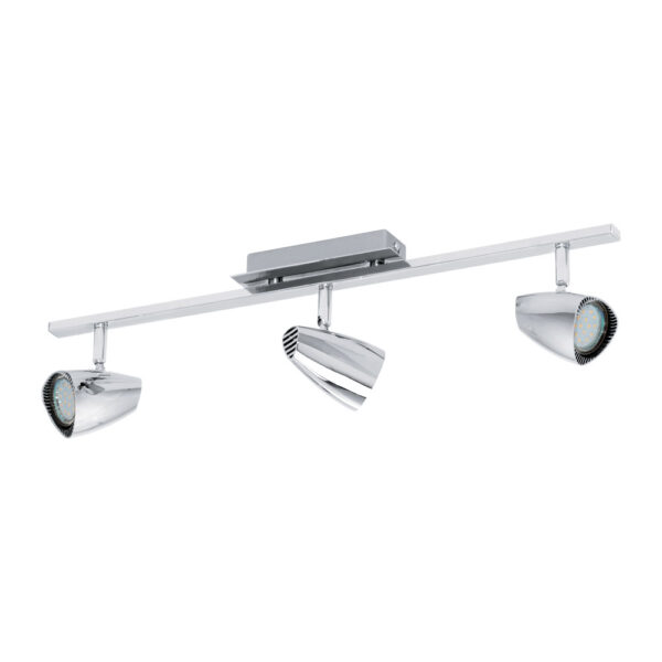 Plafoniera EGLO CORBERA 93674 - GU10 3X3W - Plastic - Otel - Crom