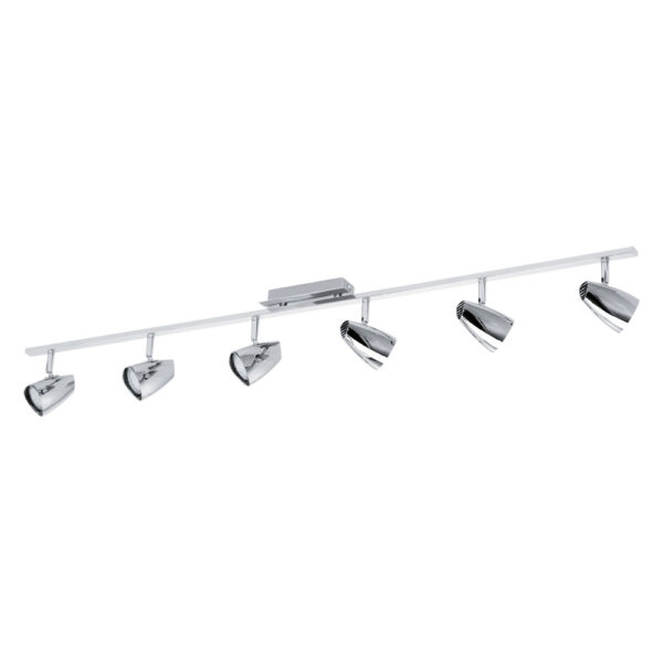 Spoturi iluminat Spot-Aplica  6 Becuri Gu10 Led Crom 'Corbera' Eglo 93676