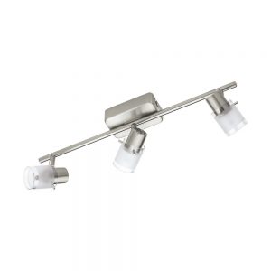 Spoturi iluminat Spot-Aplica  3 Becuri Led Nichel Mat-Clar 'Orvie Eglo 93703