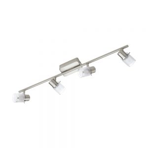 Spoturi iluminat Spot-Aplica  4 Becuri Led Nichel Mat-Clar 'Orvie Eglo 93704