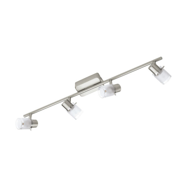 Spoturi iluminat Spot-Aplica  4 Becuri Led Nichel Mat-Clar 'Orvie Eglo 93704