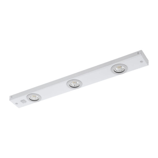 Aplica pentru dulap bucatarie EGLO KOB LED 93706 - LED 3X2.3W 780lm 3000K - Otel - Alb