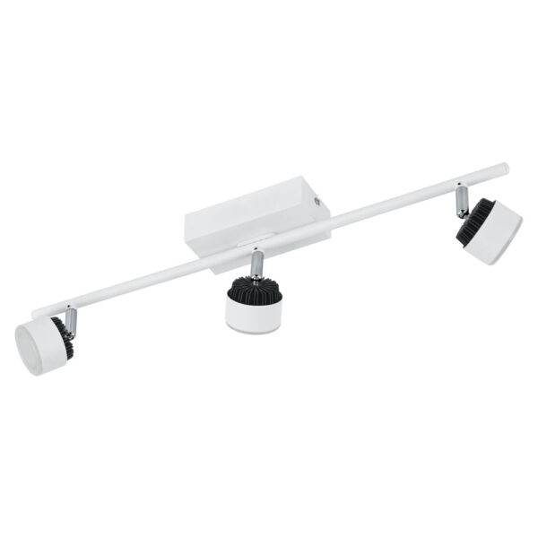 Spoturi iluminat Spot-Aplica  3 Becuri Led Alb-Negru 'Armento' Eglo 93854