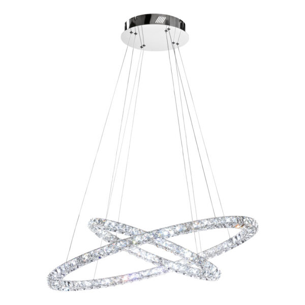 Lustra cristal EGLO TONERIA 93946 - LED 128X0.5W 6400lm 4000K - Cristal - Transparent