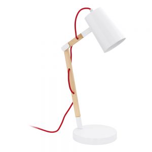 Corpuri de iluminat birou Veioza 1 Bec E27 Alb-Natur 'Torona' Eglo 94033