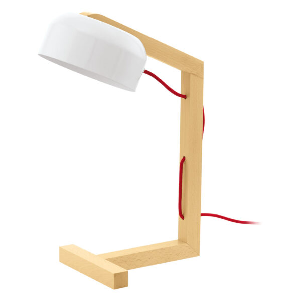 Corpuri de iluminat birou Veioza 1 Bec E27 Alb-Natur 'Gizzera' Eglo 94035