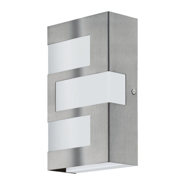Aplica exterior EGLO RALORA 94086 - LED 3X2.5W 540lm 3000K IP44 - Inox - Alb