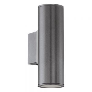 Aplica exterior EGLO RIGA 94103 - GU10 2X3W IP44 - Otel zincat - Antracit
