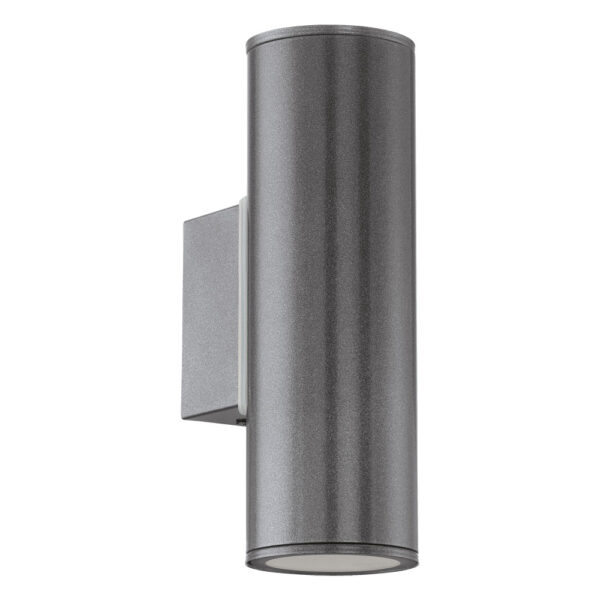Aplica exterior EGLO RIGA 94103 - GU10 2X3W IP44 - Otel zincat - Antracit