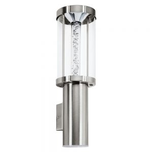 Aplica exterior EGLO TRONO STICK 94127 - GU10;LED 1X3W;1X3.7W 280lm 3000K IP44 - Plastic - Sticla - Inox