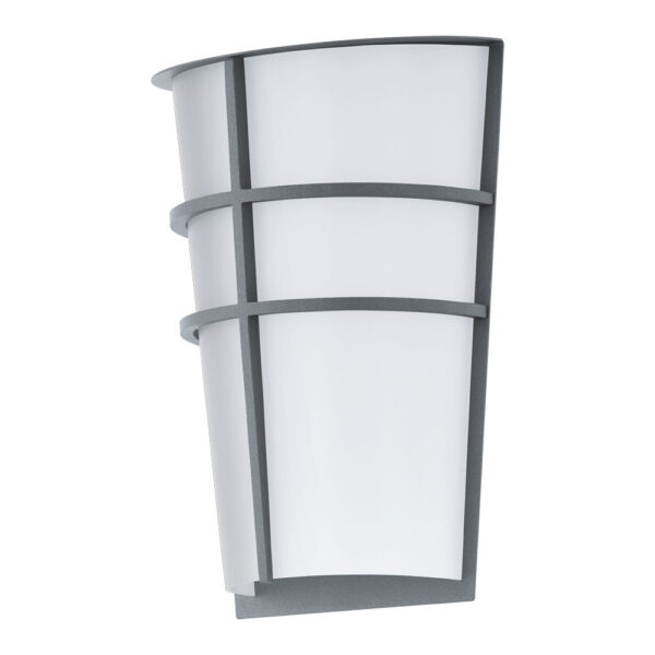 Corpuri de iluminat exterior Aplica Aluminiu 2 Becuri Led Argintiu-Al Eglo 94137