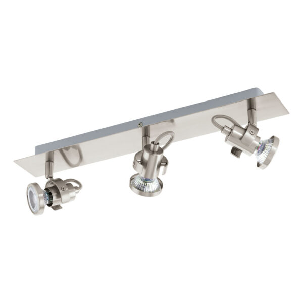 Plafoniera EGLO TUKON 3 94146 - GU10 3X3.3W - Otel - Nichel Mat
