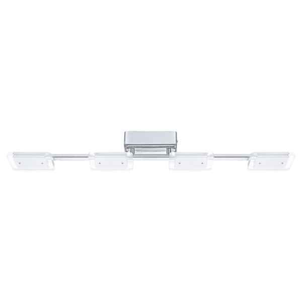 Aplice iluminat Aplica - Plafoniera 4 Becuri Led Crom-Cl Eglo 94156