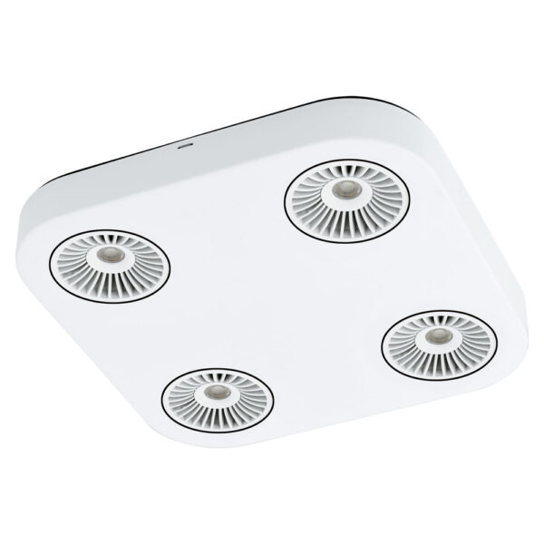 Spoturi iluminat Spot-Aplica  4 Becuri Led Alb-Negru 'Montale' Eglo 94178