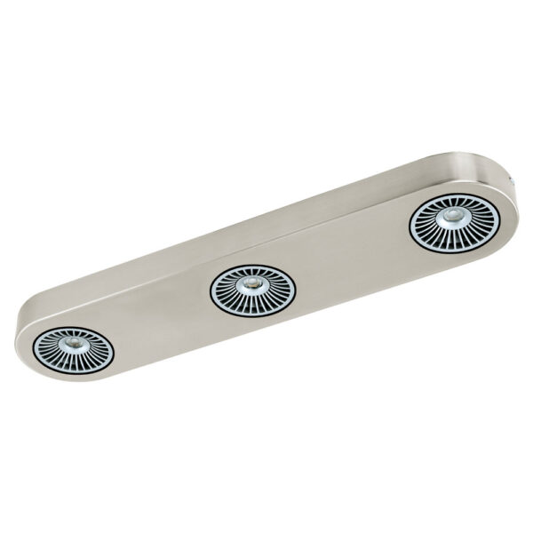 Spoturi iluminat Spot-Aplica  3 Becuri Led Nichel Mat-Negru'Monta Eglo 94182