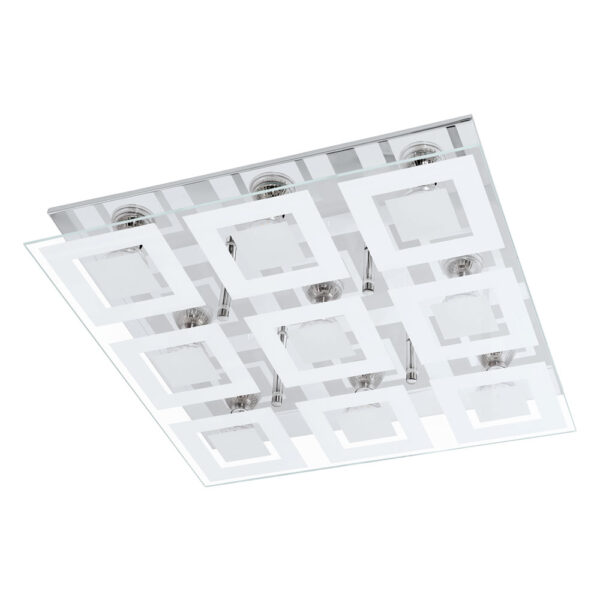 Aplice iluminat Aplica- Plafoniera 9 Becuri Gu10 Led Cro Eglo 94227