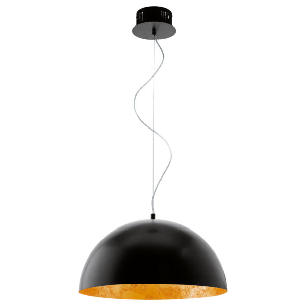 Iluminat Vintage Pendul Led Negru-Auriu 'Gaetano' Eglo 94228