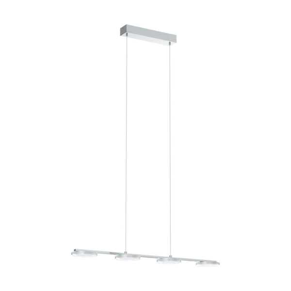 Lustra EGLO CARTAMA 94245 - LED 4X4.5W 1920lm 3000K - Otel - Transparent - Satinat