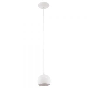 Corpuri de iluminat interior Pendul 1 Bec Gu10 Led Alb 'Petto 1' Eglo 94246