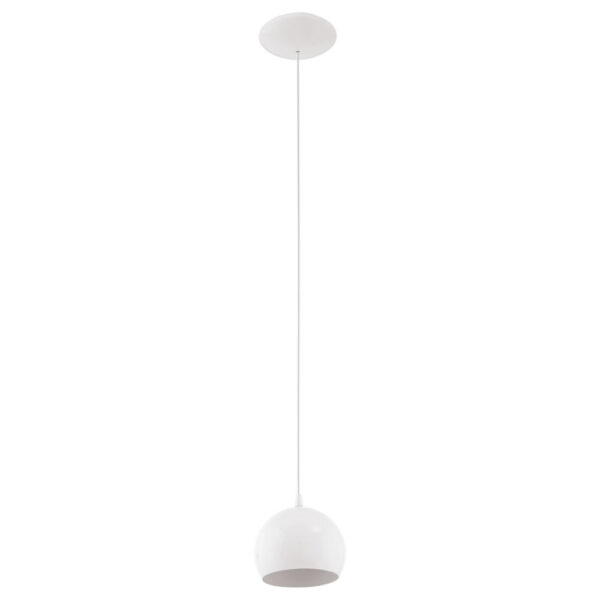 Corpuri de iluminat interior Pendul 1 Bec Gu10 Led Alb 'Petto 1' Eglo 94246