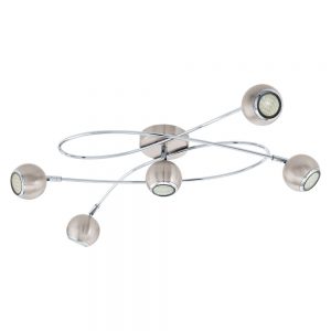 Plafoniera EGLO LOCANDA 94251 - GU10 5X3W - Otel - Crom - Nichel Mat