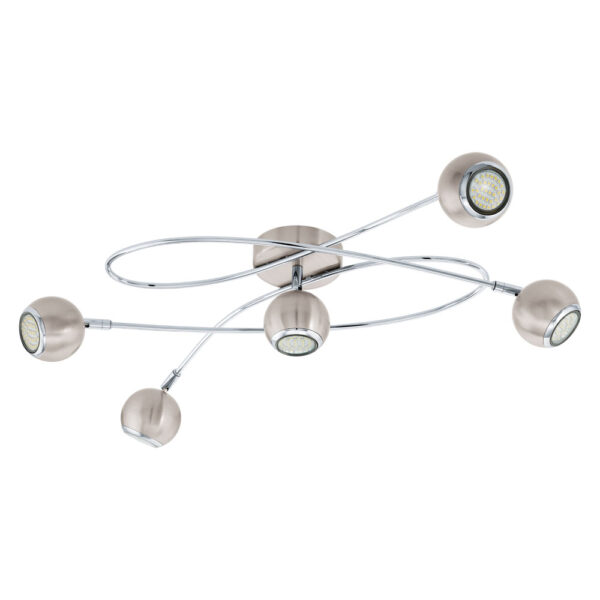 Plafoniera EGLO LOCANDA 94251 - GU10 5X3W - Otel - Crom - Nichel Mat