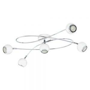 Plafoniera EGLO LOCANDA 94252 - GU10 5X3W - Otel - Crom - Alb