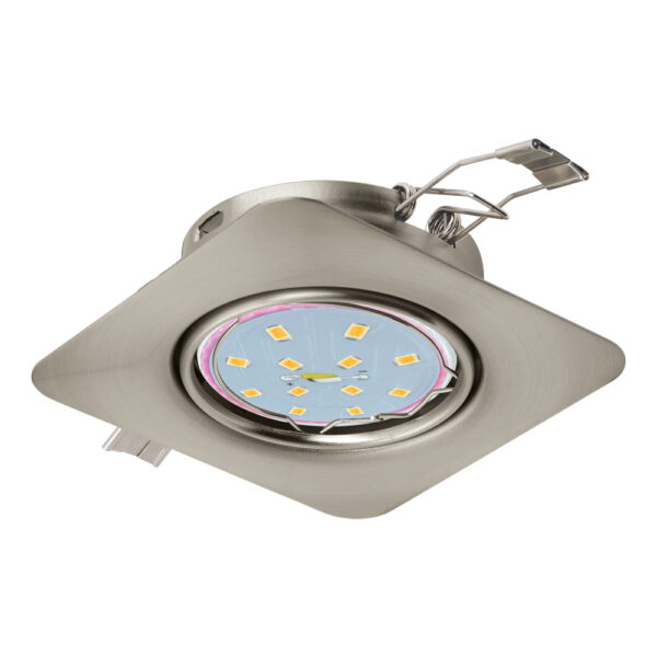 Spoturi iluminat Spot Incastrabil Gu10 Led Nichel Mat 'Pe Eglo 94264