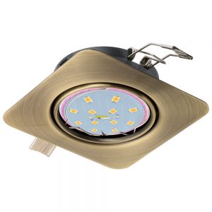 Spoturi iluminat Spot Incastrabil Gu10 Led Brun 'Peneto' Eglo 94265
