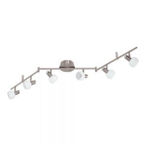 Spoturi iluminat Spot-Aplica  6 Becuri Led Nichel Mat 'Sesto 2' Eglo 94276