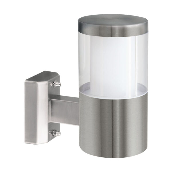 Aplica exterior EGLO BASALGO 1 94277 - LED 1X3.7W 320lm 3000K IP44 - Inox - Transparent - Alb