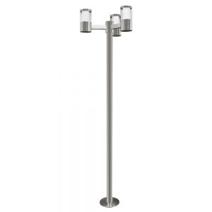 Stalp exterior EGLO BASALGO 1 94281 - LED 3X3.7W 960lm 3000K IP44 D490mm - Inox