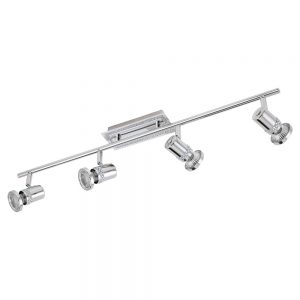 Spoturi iluminat Spot-Aplica  4 Becuri Gu10 Led Crom-Cristal 'Bon Eglo 94289