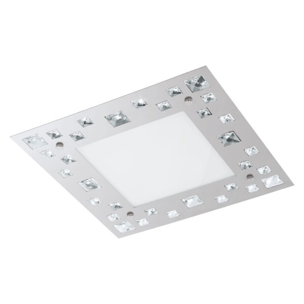 Aplice iluminat Aplicaic - Plafoniera Led Crom-Cristal 'Tre Eglo 94291