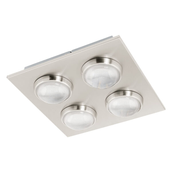 Aplice iluminat Plafoniera 4 Becuri Led Nichel Mat-Clar Eglo 94298